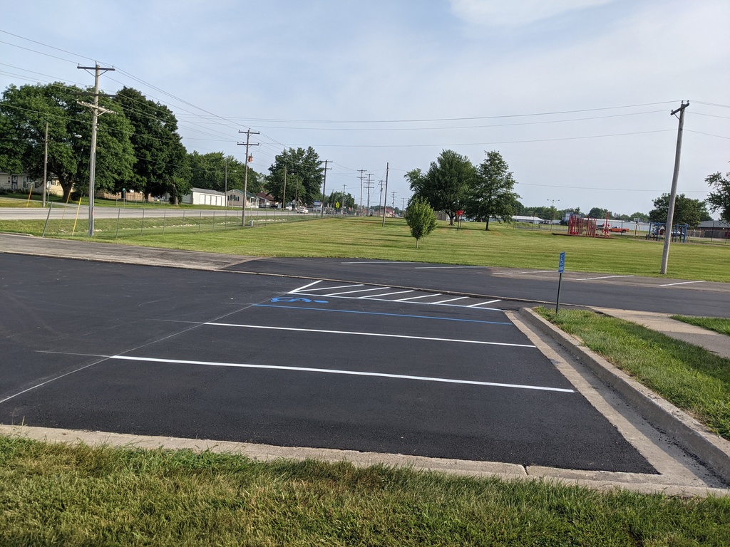 BGMS Paving Project Striped